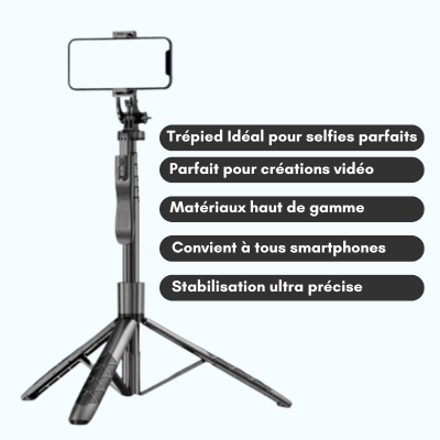 Trépied pliable de haute gamme pour la photographie